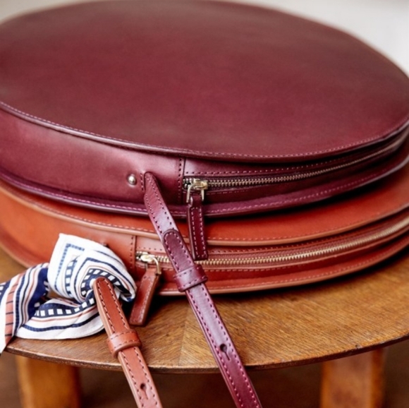 Sezane Large Nicole bag Burgundy - Picture 4 of 7